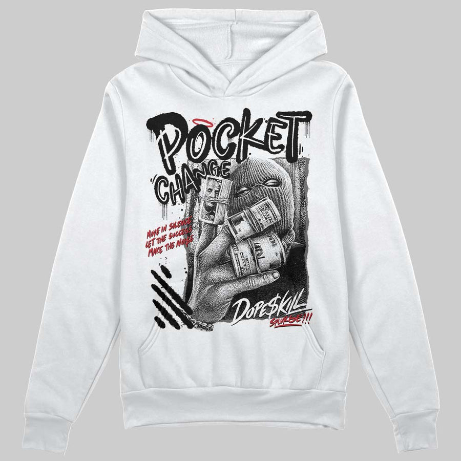 Black Cat 4s DopeSkill Hoodie Sweatshirt Pocket Change Graphic