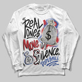 Rare Air 4s DopeSkill Long Sleeve T-Shirt Real Ones Move In Silence Graphic