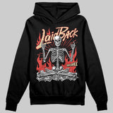 Red 'Laid Back' DopeSkill Graphic Hoodie