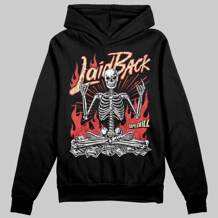 Red 'Laid Back' DopeSkill Graphic Hoodie