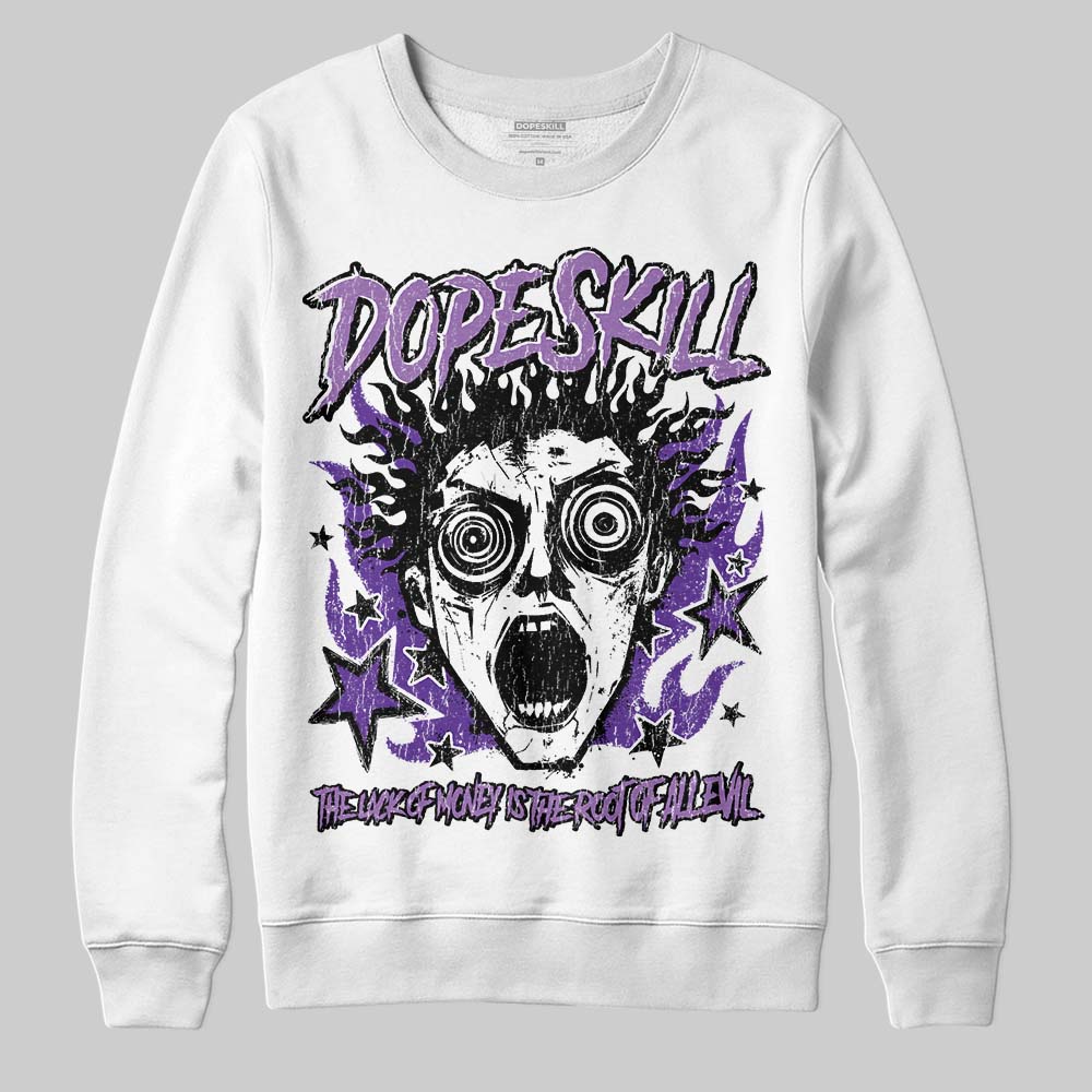 PURPLE Collection DopeSkill Sweatshirt Root of Evil Graphic
