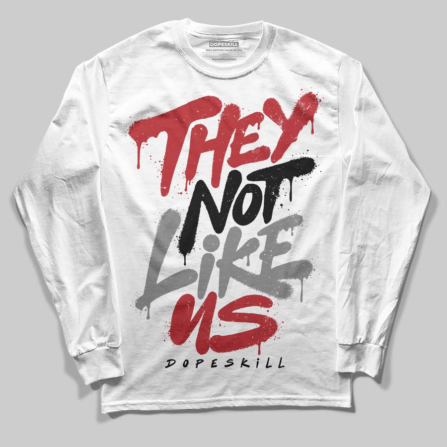 Bugs Bunny 8s DopeSkill Long Sleeve T-Shirt They Not Like Us Graphic