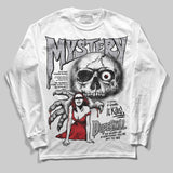White Cement 4s DopeSkill Long Sleeve T-Shirt Mystery Ghostly Grasp Graphic