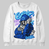 Royal Blue 'Grind Pray' DopeSkill Graphic Sweatshirt