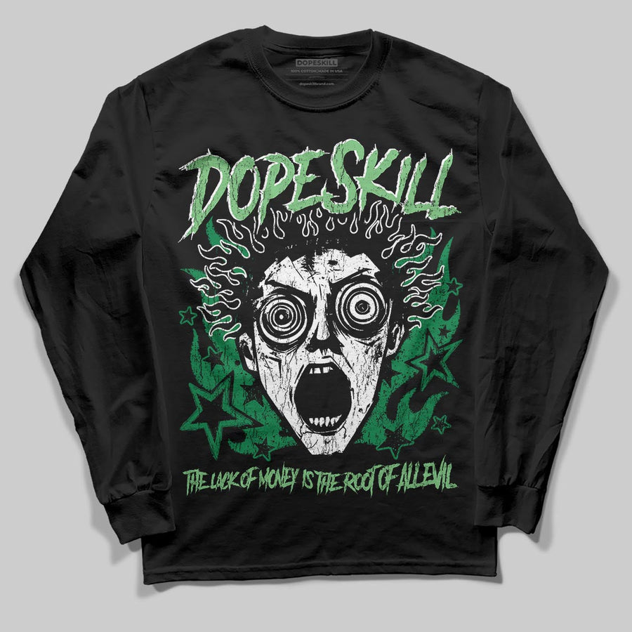 Green Collection DopeSkill Long Sleeve T-Shirt Root of Evil Graphic