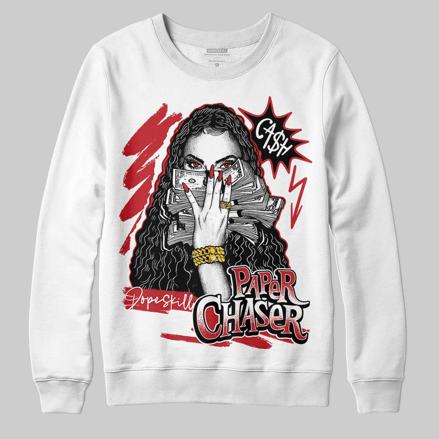Fire Red “Black Tongue” 5s DopeSkill Sweatshirt NPC Graphic
