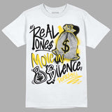 Black Tour Yellow AJ 4 Thunder DopeSkill T-Shirt Real Ones Move In Silence Graphic