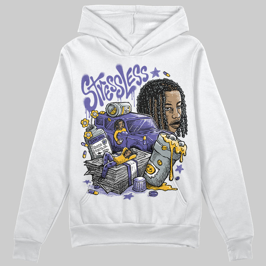 Lakers 4s DopeSkill Hoodie Sweatshirt Stressless Graphic