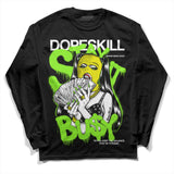 Neon Green Collection DopeSkill Long Sleeve T-Shirt Stay It Busy Graphic
