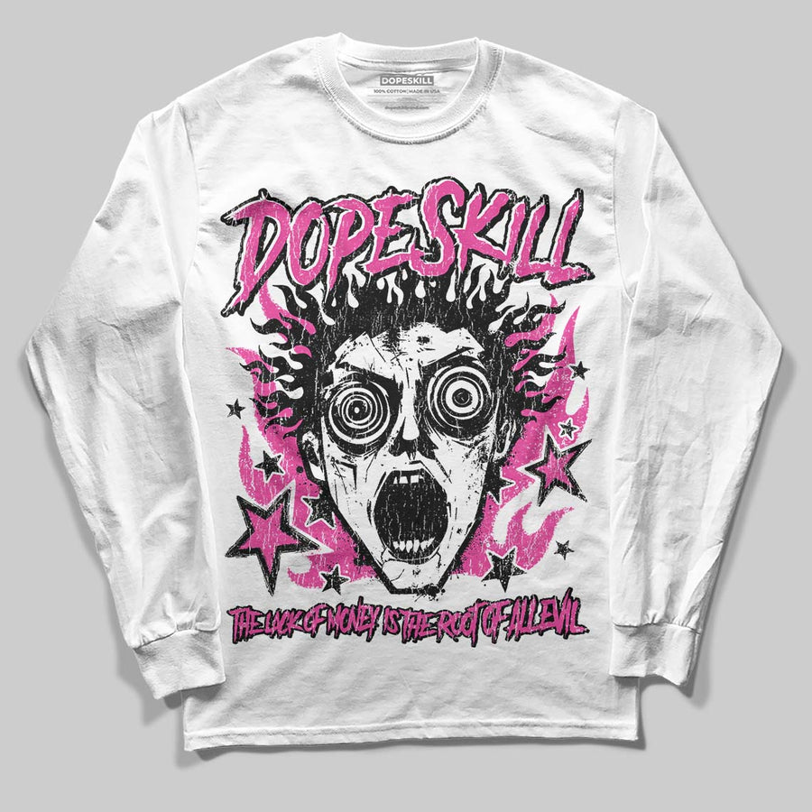 Pink Collection DopeSkill Long Sleeve T-Shirt Root of Evil Graphic