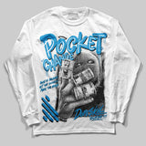 Military Blue 4s DopeSkill Long Sleeve T-Shirt Pocket Change Graphic