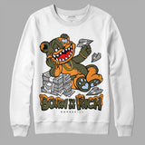 Olive 5s DopeSkill Sweatshirt Born To Be Rich Graphic