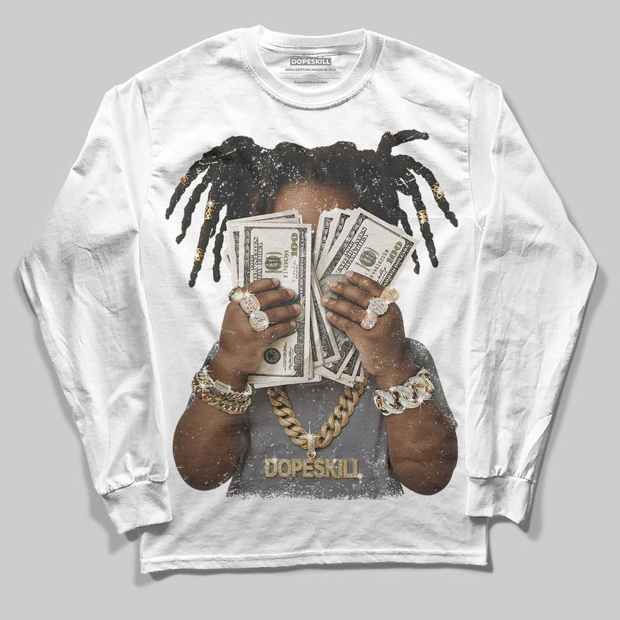 Flint Grey 9s DopeSkill Long Sleeve T-Shirt Rich Youth Graphic