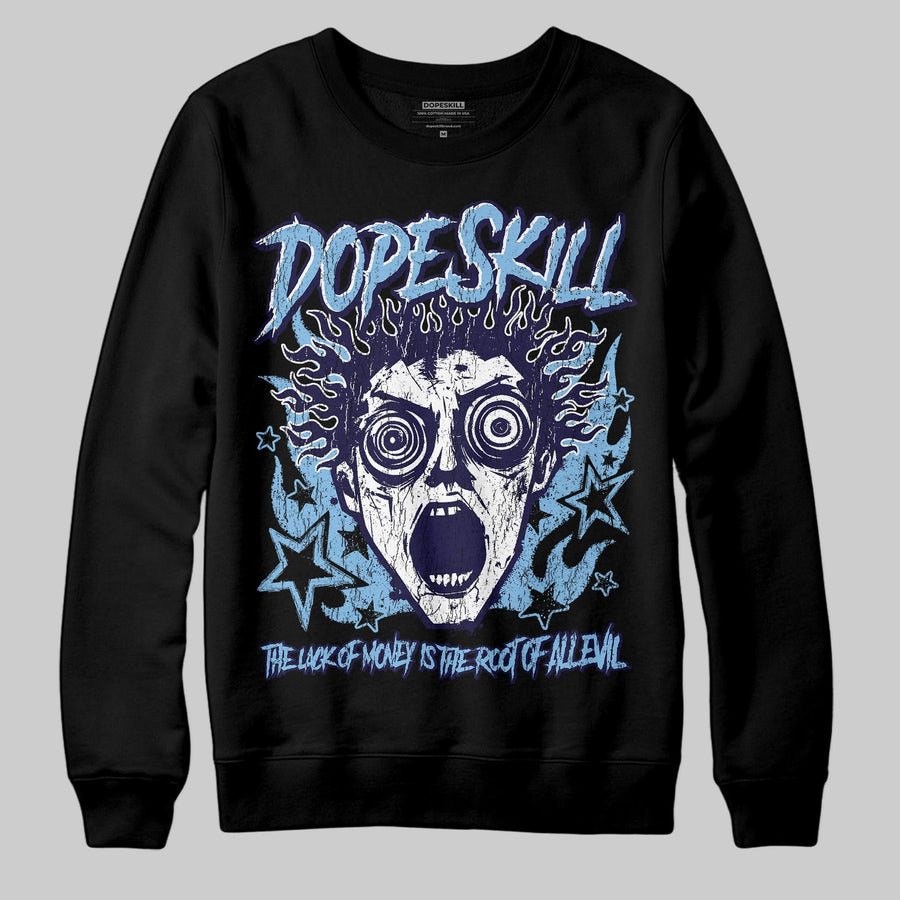 University Blue Collection DopeSkill Sweatshirt Root of Evil Graphic