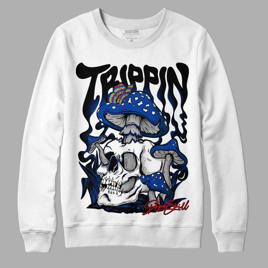 Racer Blue 5s DopeSkill Sweatshirt Trippin Graphic