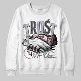 Harris Tweed x Denim Turquoise Dunk DopeSkill Sweatshirt Trust No One Graphic