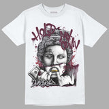 Burgundy 5s DopeSkill T-Shirt Hold My Own Graphic