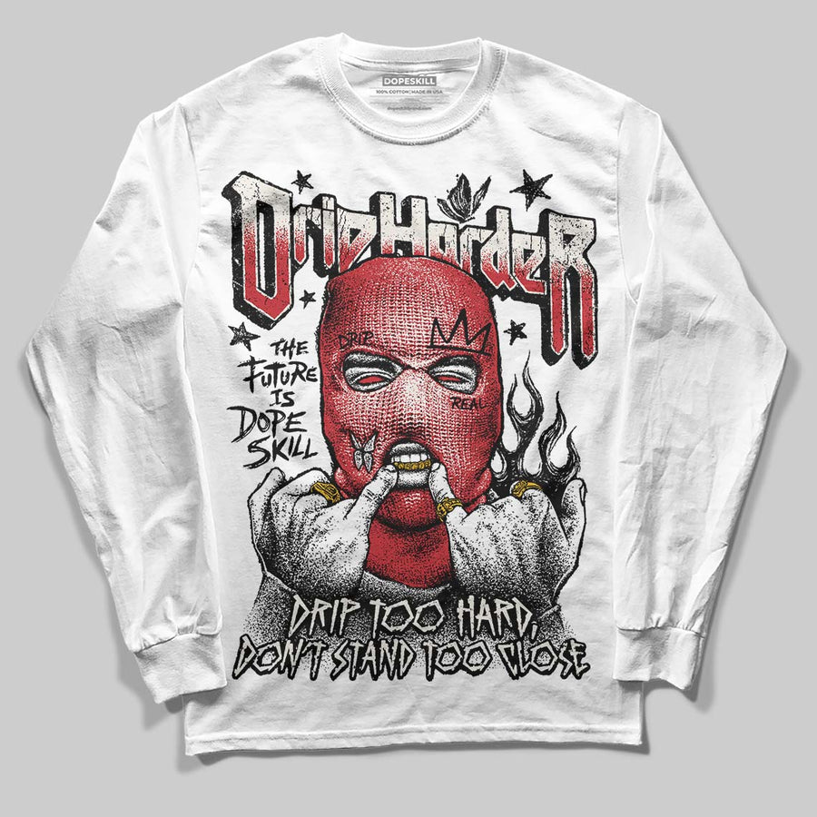 Flight Club 4s DopeSkill Long Sleeve T-Shirt Drip Harder Graphic
