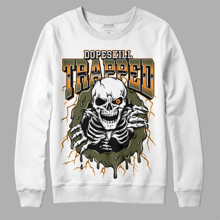 Olive 5s DopeSkill Sweatshirt Trapped Halloween Graphic
