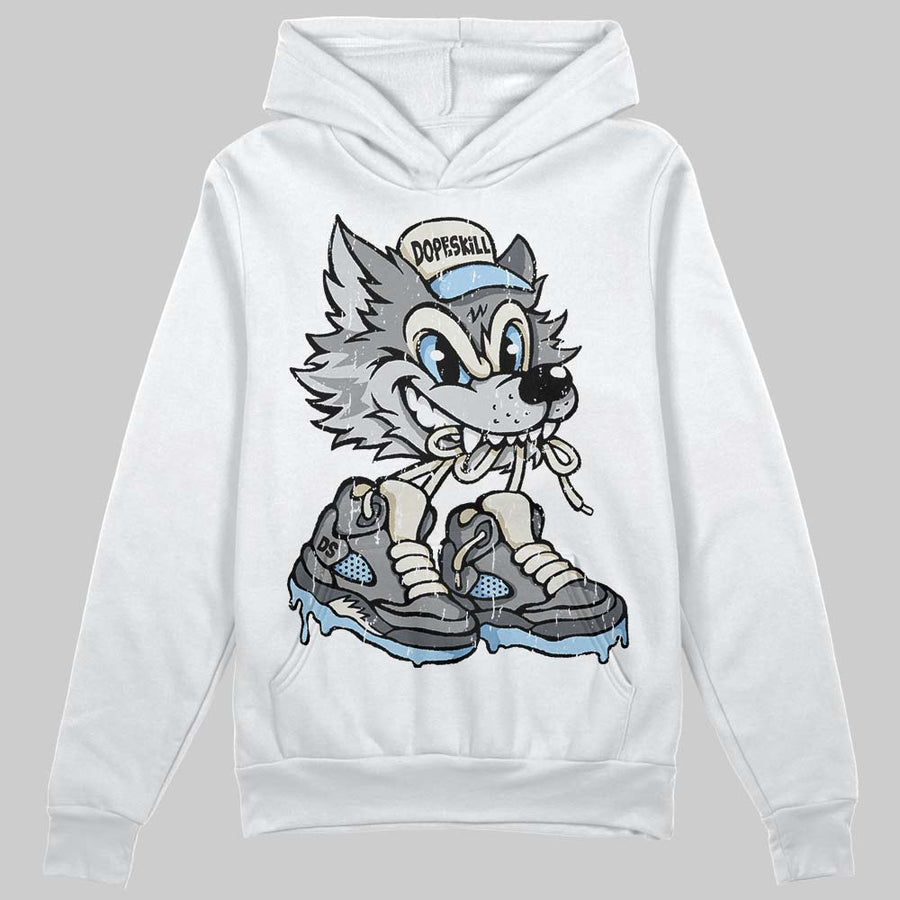 Wolf Grey 5s DopeSkill Hoodie Sweatshirt Wolf Grey 5s Graphic