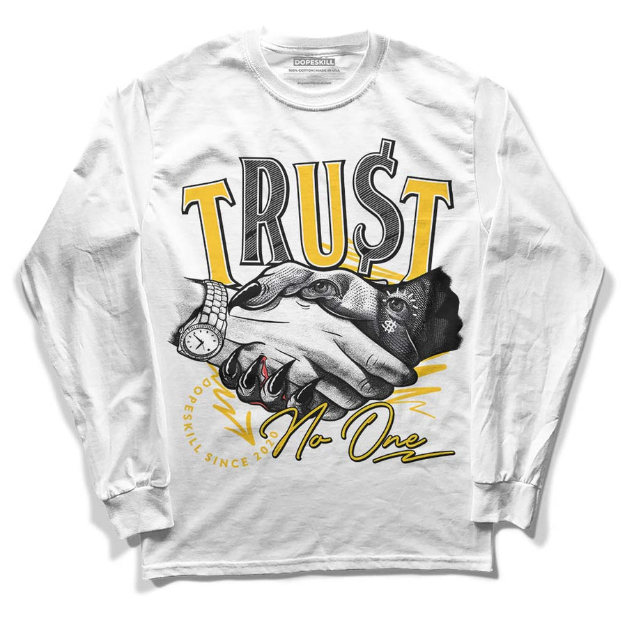 Yellow Collection DopeSkill Long Sleeve T-Shirt Trust No One Graphic