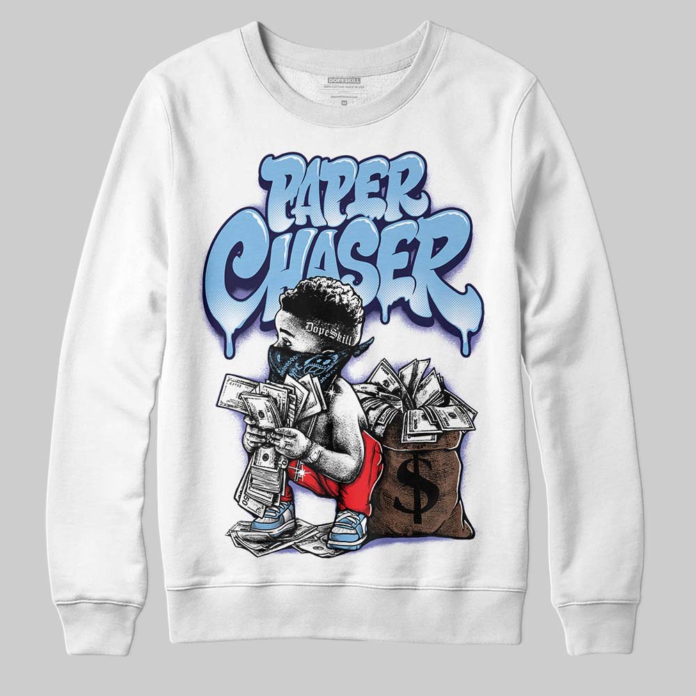 University Blue 'Paper Chaser Boy' DopeSkill Graphic Sweatshirt