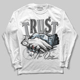 Wolf Grey 5s DopeSkill Long Sleeve T-Shirt Trust No One Graphic