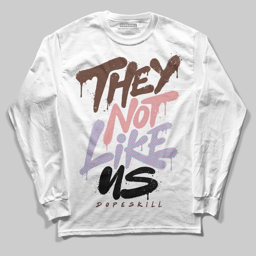 Harris Tweed x Denim Turquoise Dunk DopeSkill Long Sleeve T-Shirt They Not Like Us Graphic