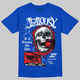 Royal Blue 'Jealousy' DopeSkill Graphic T-Shirt