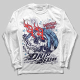 University Blue Collection DopeSkill Long Sleeve T-Shirt Drip Season Graphic