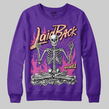 PURPLE 'Laid Back' DopeSkill Graphic Sweatshirt