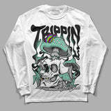 Green Glow 3s DopeSkill Long Sleeve T-Shirt Trippin Graphic