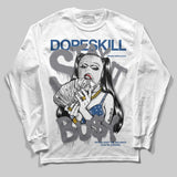 Flint Grey 9s DopeSkill Long Sleeve T-Shirt Stay It Busy Graphic