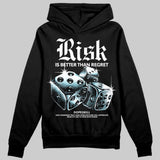 Black/White 'Risk Is Better Than Regret' DopeSkill Graphic Hoodie