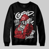 Black/White 'Grind Pray' DopeSkill Graphic Sweatshirt