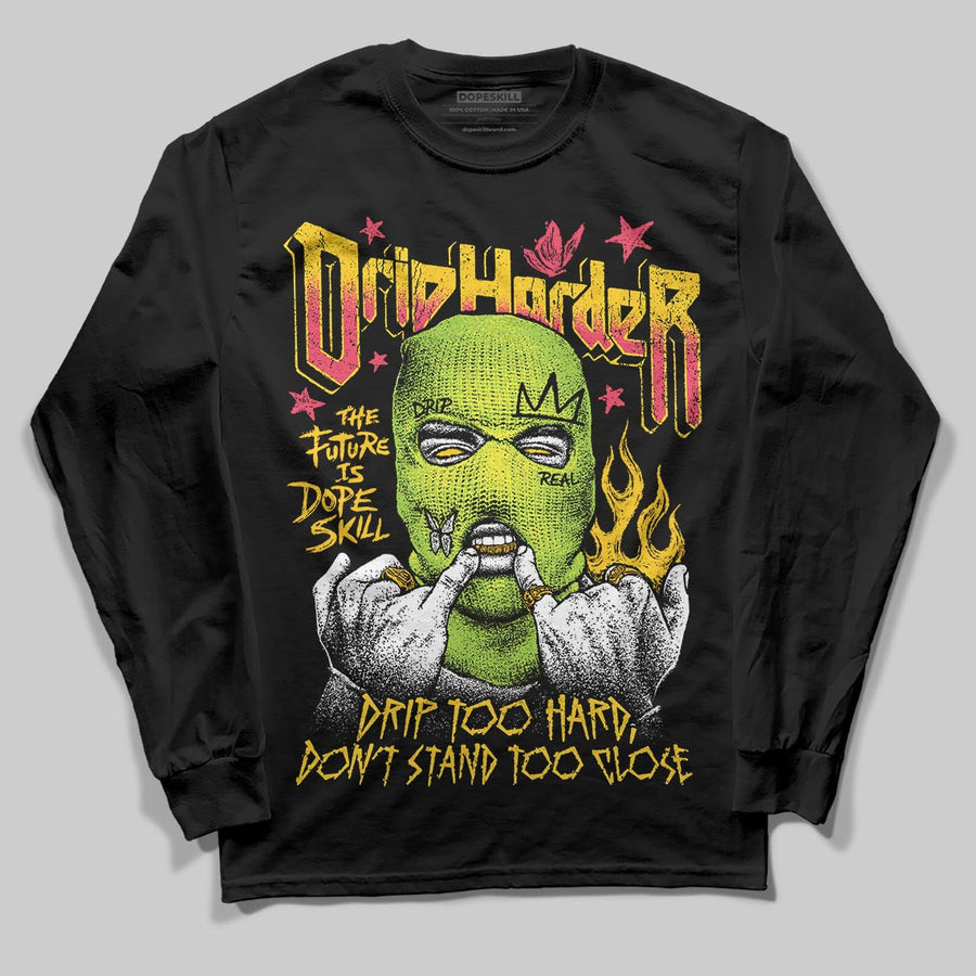 Yellow Collection DopeSkill Long Sleeve T-Shirt Drip Harder Graphic