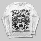 Black and White Collection DopeSkill Long Sleeve T-Shirt Root of Evil Graphic