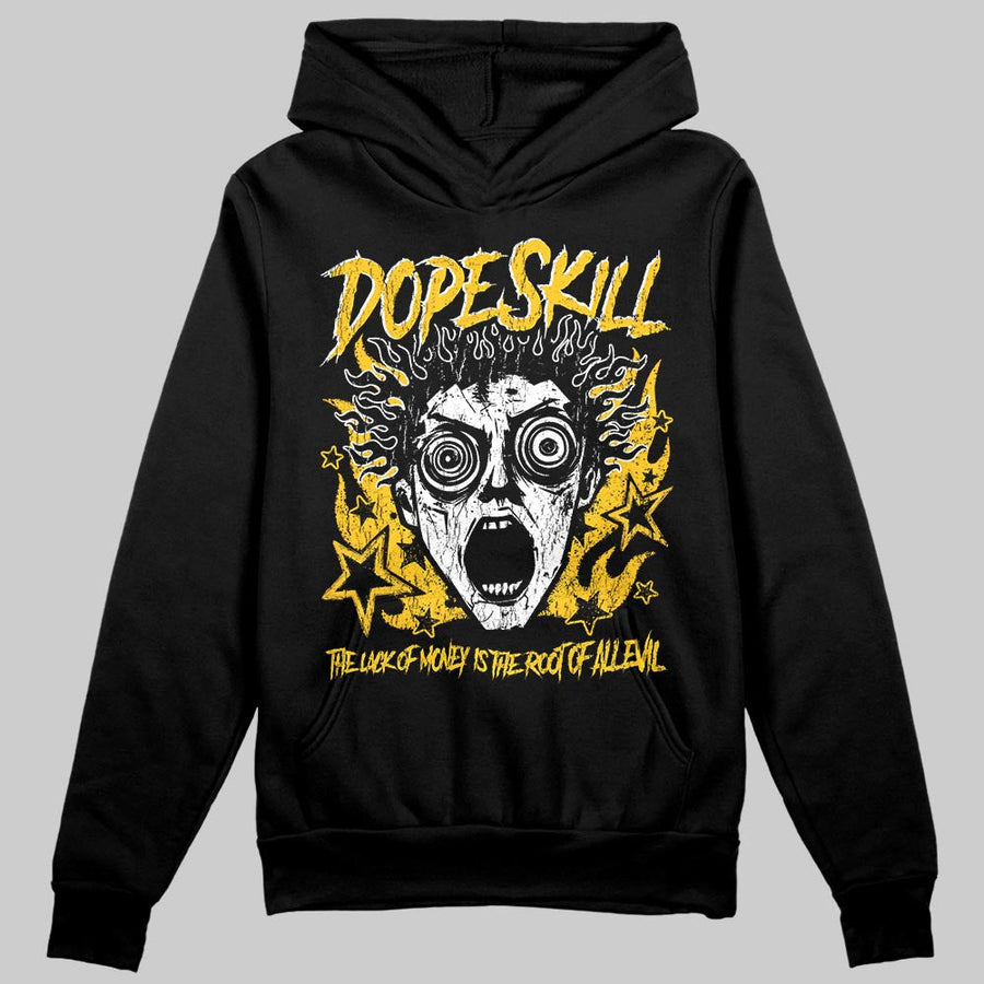 Yellow Collection DopeSkill Hoodie Sweatshirt Root of Evil Graphic