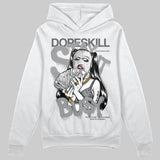 Wolf Grey 5s DopeSkill Hoodie Sweatshirt Stay It Busy Graphic