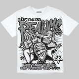 Grey Collection DopeSkill Oversize Print T-Shirt Distorted Realms Graphic