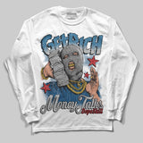 French Blue 12s DopeSkill Long Sleeve T-Shirt Get Rich Graphic