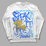 Royal Blue Collection DopeSkill Long Sleeve T-Shirt Speak It Graphic