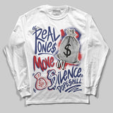 Rare Air 11s DopeSkill Long Sleeve T-Shirt Real Ones Move In Silence Graphic