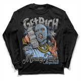 Cool Grey 11s DopeSkill Long Sleeve T-Shirt Get Rich Graphic