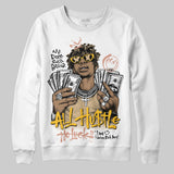 TAN 'All Hustle No Luck' DopeSkill Graphic Sweatshirt