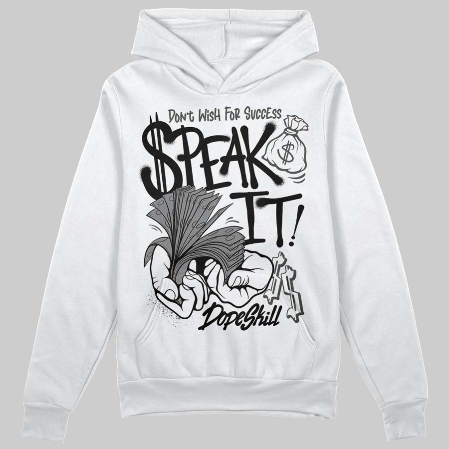 Black Cat 4s DopeSkill Hoodie Sweatshirt Speak It Graphic