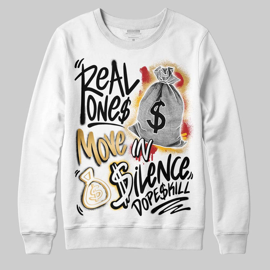 Taxi 12s 2025 DopeSkill Sweatshirt Real Ones Move In Silence Graphic