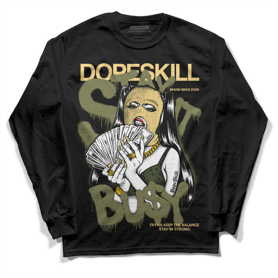 Craft Olive 4s DopeSkill Long Sleeve T-Shirt Stay It Busy Graphic