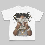 Wolf Grey 5s DopeSkill Toddler Kids T-shirt Rich Youth Graphic
