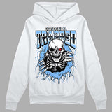 Powder Blue 9s DopeSkill Hoodie Sweatshirt Trapped Halloween Graphic